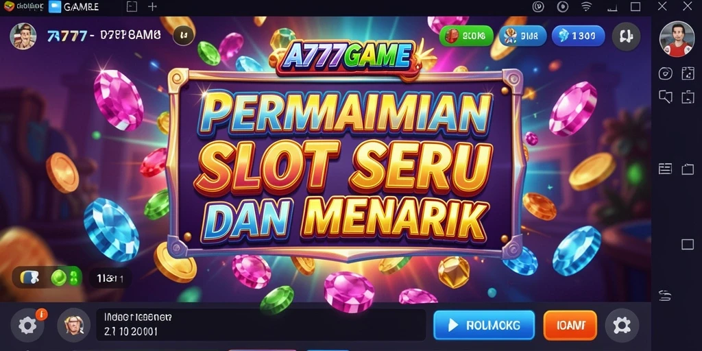 Tampilan gameplay A777GAME dengan efek visual yang menakjubkan.