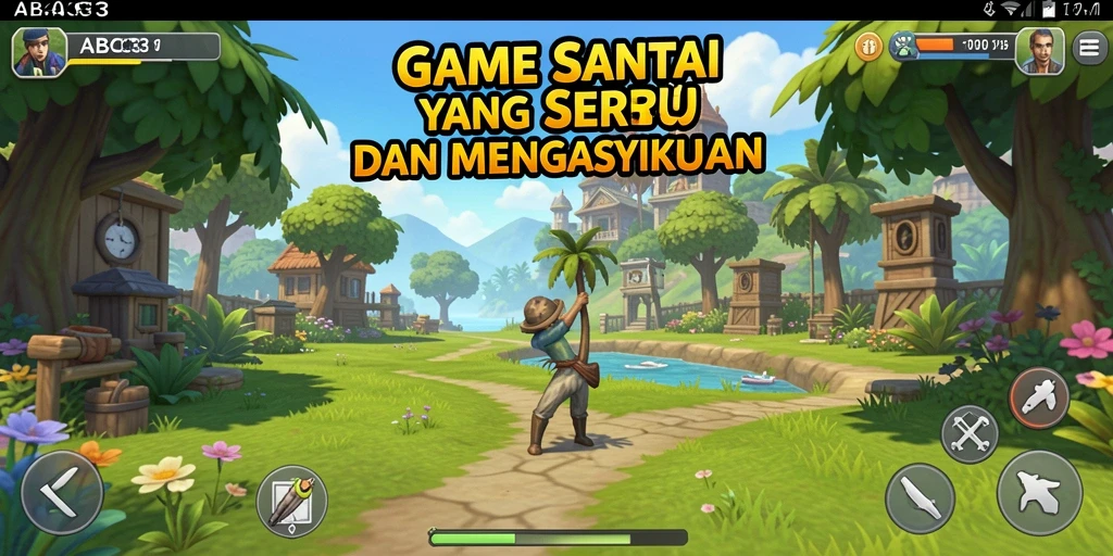 Screenshot gameplay menunjukkan keseruan bermain ABC33 dengan teman-teman.