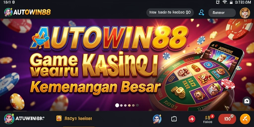 Screenshot gameplay AUTOWIN88 yang menarik dengan suasana Kasino yang nyata.
