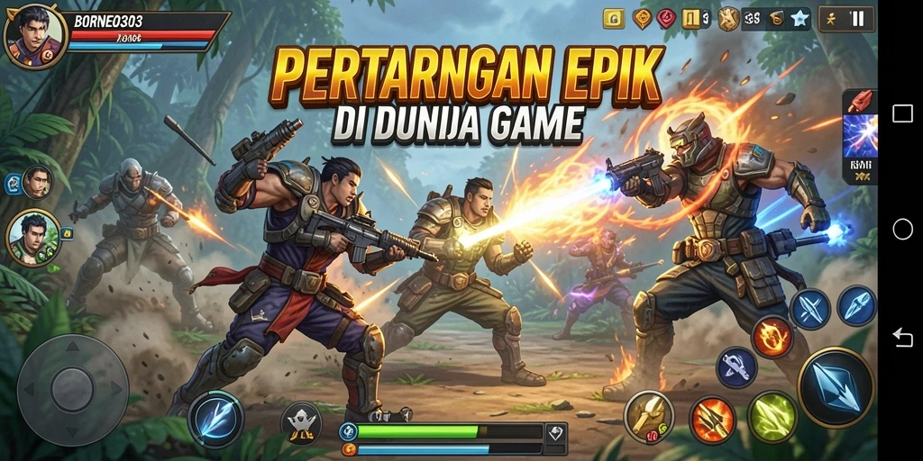 Tampilkan aksi pertarungan seru di BORNEO303.