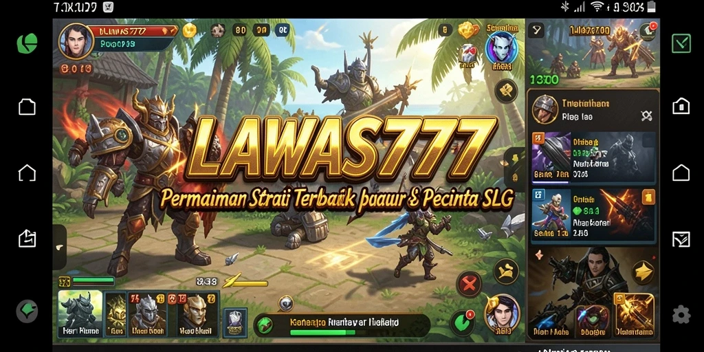 Tampilan layar permainan STRATEGI dengan aksi mendebarkan.