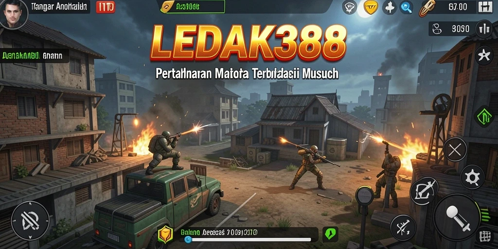 Tangkapan layar LEDAK388 menunjukkan gameplay seru dan strategi Tower Defense.