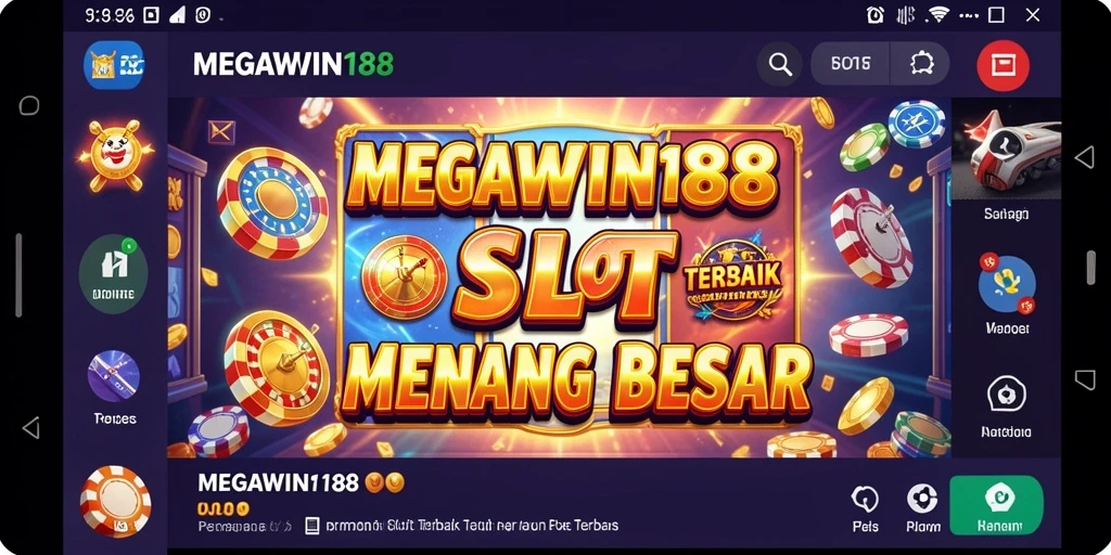 Tampilan gameplay seru dari MEGAWIN188 dengan berbagai mesin Slot.