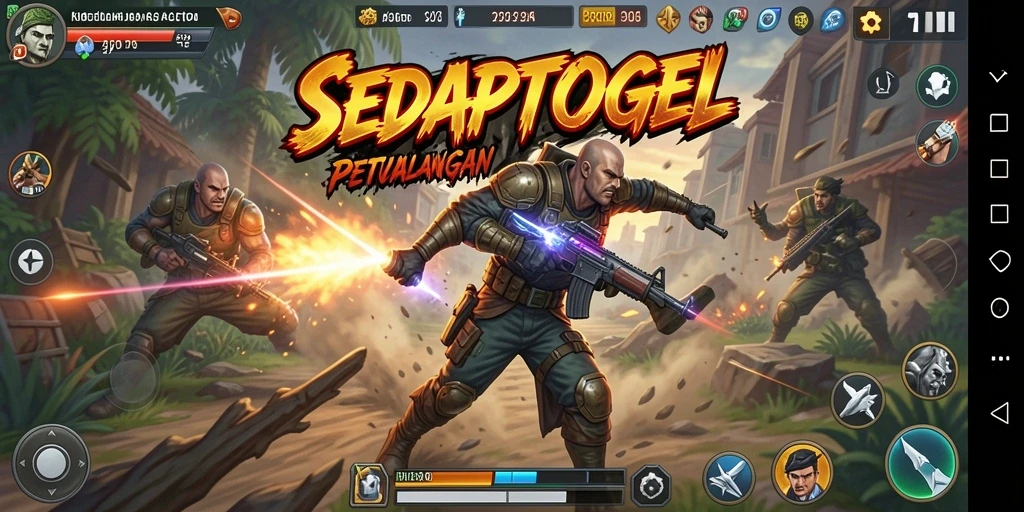 Screenshot gameplay SEDAPTOGEL dengan aksi seru dan grafis menawan.