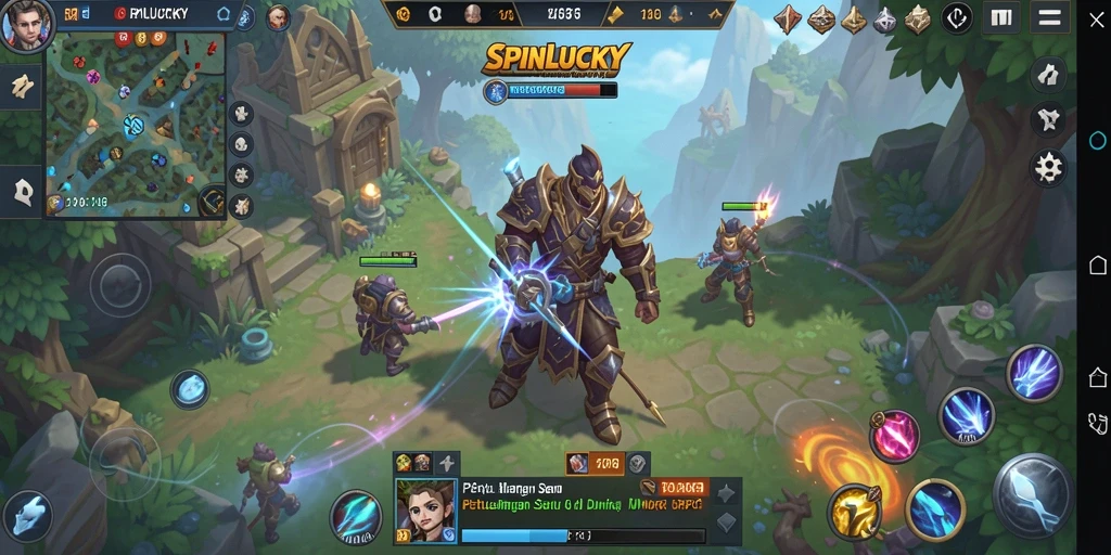 Gameplay SPINLUCKY yang seru di dunia MMORPG