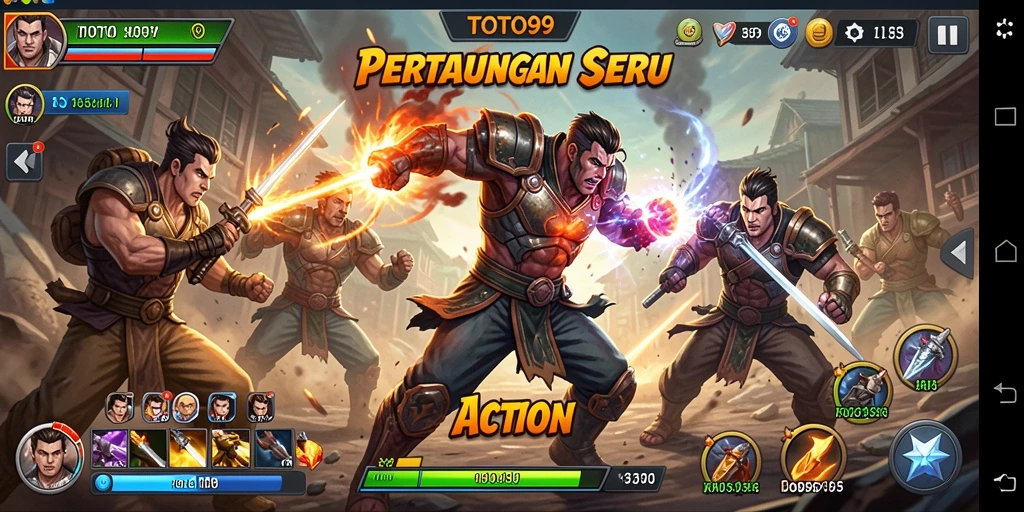 Tangkapan layar TOTO99 menampilkan aksi gameplay yang mendebarkan.