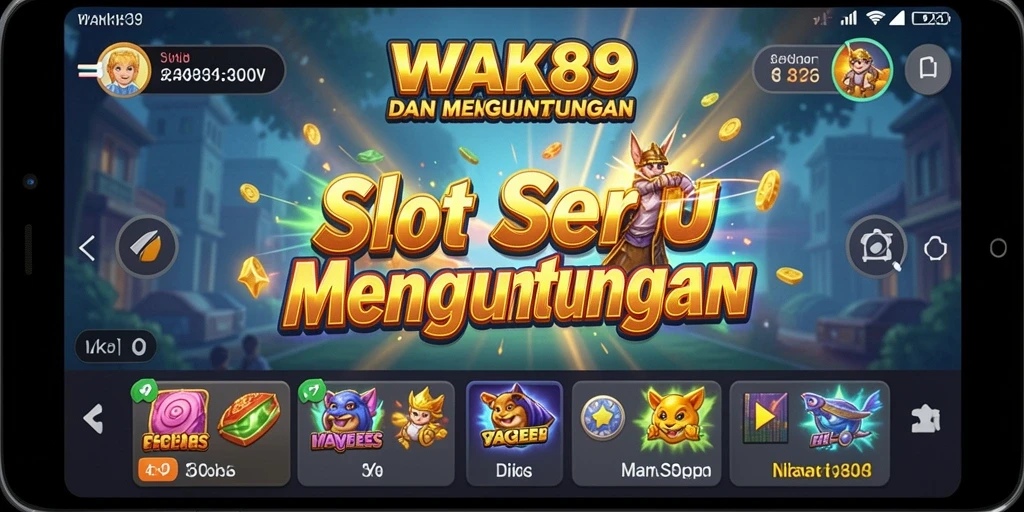 Screenshot utama WAK89 menampilkan gameplay Slot yang menarik.